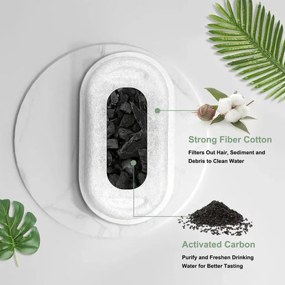 Pawlio Replacement Filters for 2.2L Pet Water Fountain