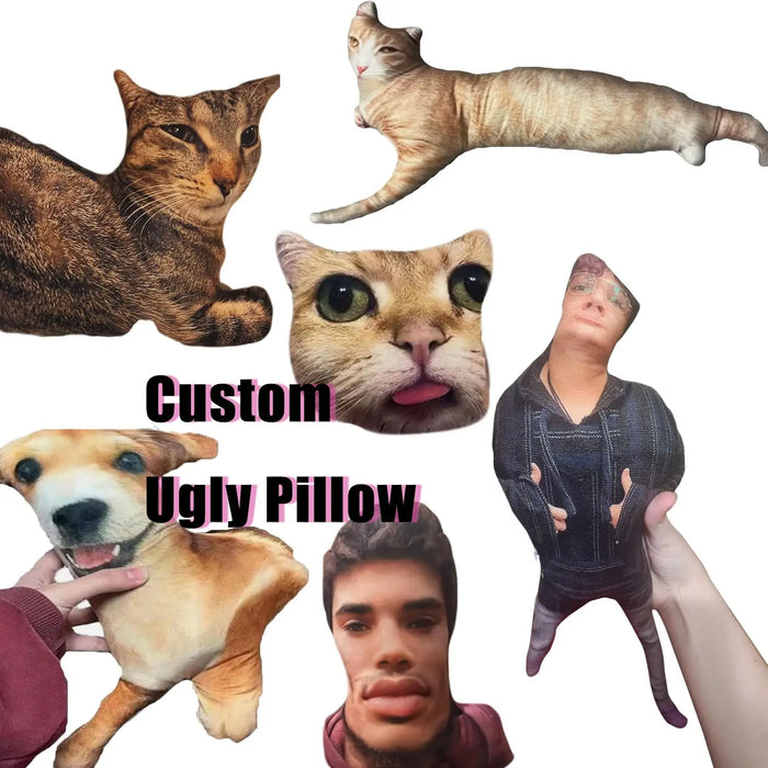 Pawlio Custom Pet Portrait Pillow
