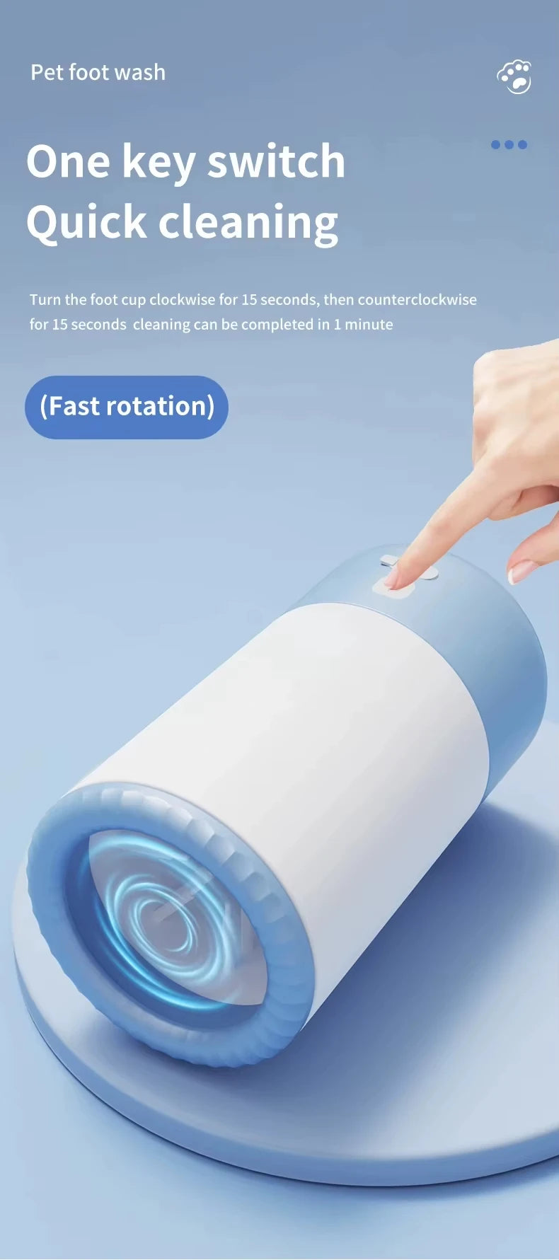 Pawlio Electric Paw Cleaner