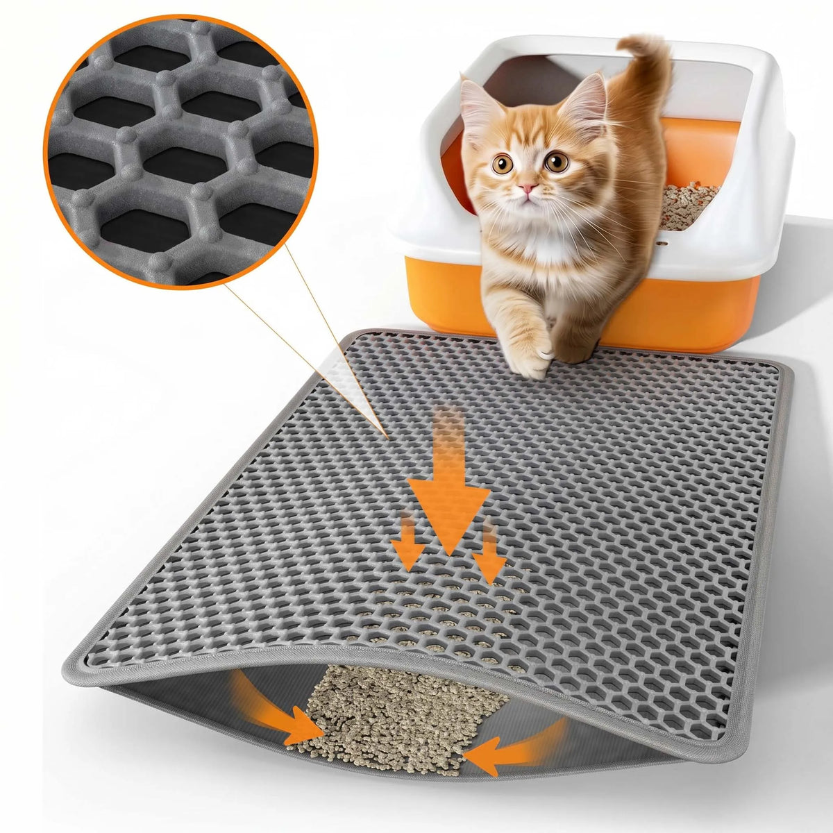Pawlio Double-Layer Litter Mat