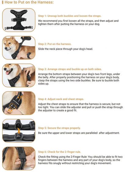 Pawlio Front-Clip Reflective Harness