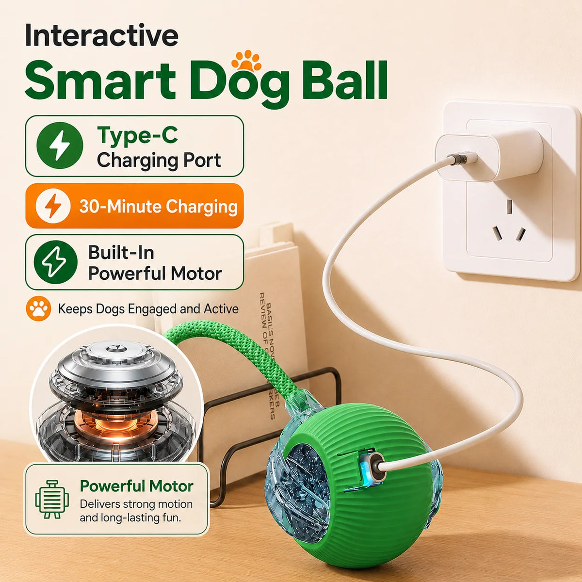 Pawlio Smart Rolling Ball