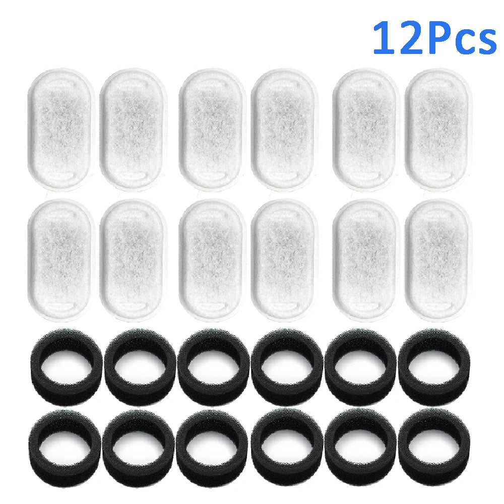 Pawlio Replacement Filters for 2.2L Pet Water Fountain