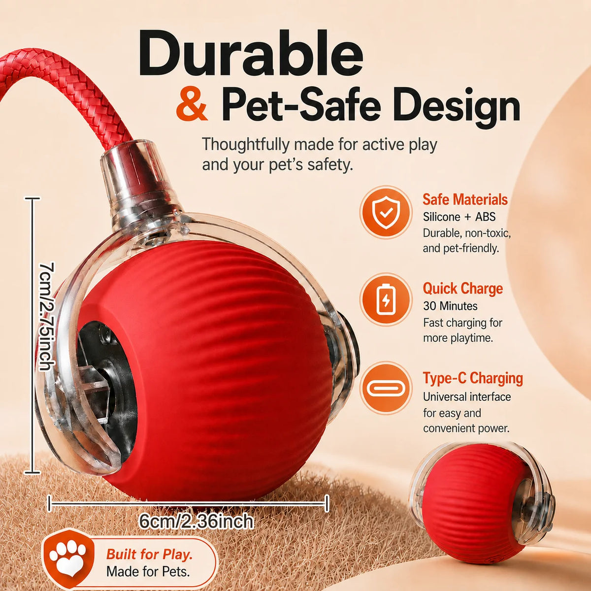 Pawlio Smart Rolling Ball