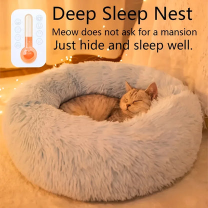 Pawlio Plush Round Pet Bed