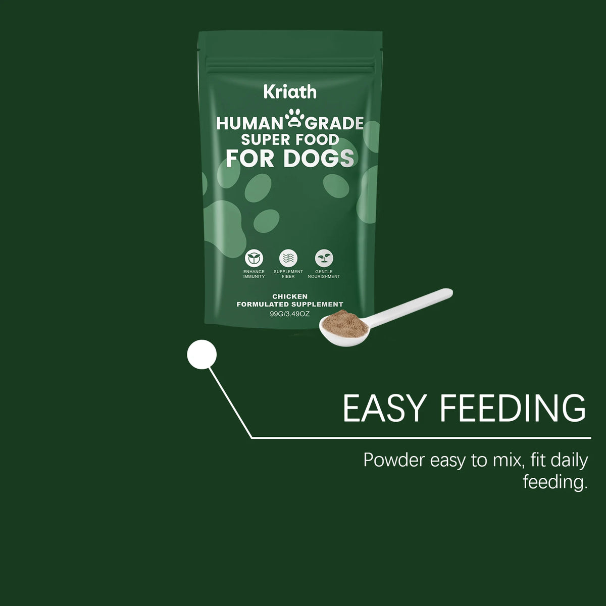 Pawlio Daily Gut Support Powder for Dogs