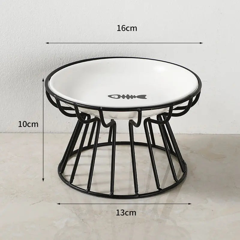 Pawlio Elevated Ceramic Pet Bowl