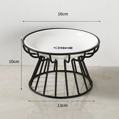 Pawlio Elevated Ceramic Pet Bowl