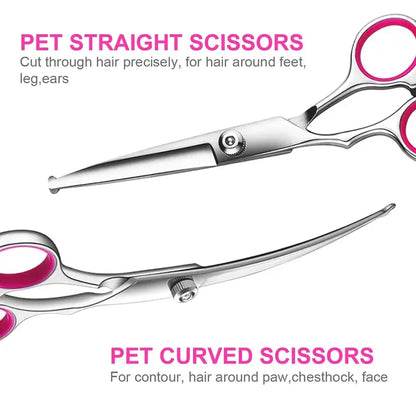 Pawlio Pet Grooming Scissors Set