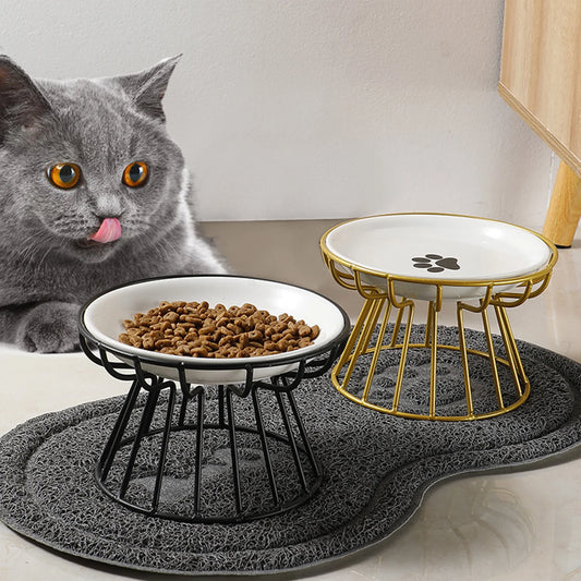 Pawlio Elevated Ceramic Pet Bowl