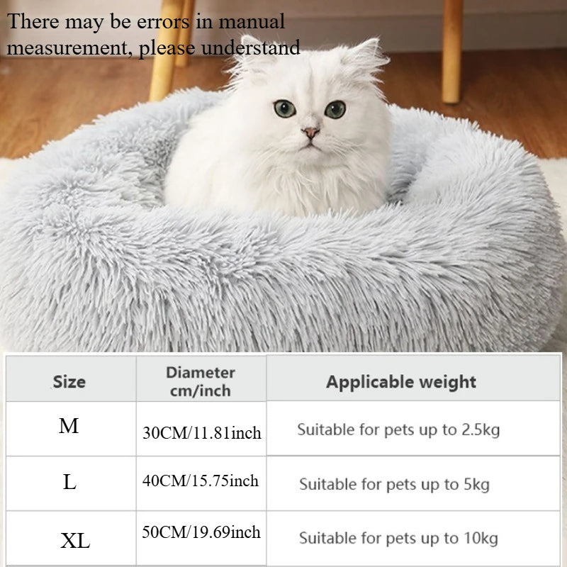 Pawlio Plush Round Pet Bed