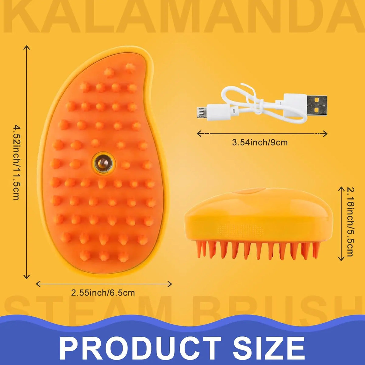 Pawlio 3-in-1 Steam Grooming Brush