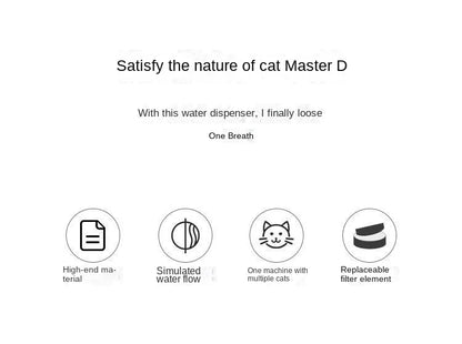 Pawlio 1.2L Quiet Cat Water Fountain