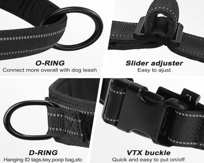 Pawlio Heavy-Duty Reflective Harness